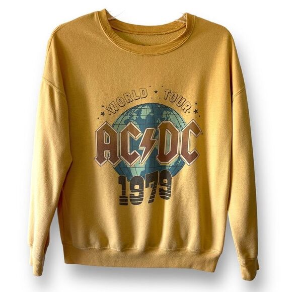 VINTAGE AC/DC Pullover Sweatshirt, XS - Picture 1 of 7